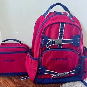 Parker Kids Backpack and Lunchbox Set - Pink and Blue